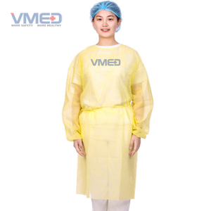 Einweg-wasserdichtes SPP-OP-Kleid